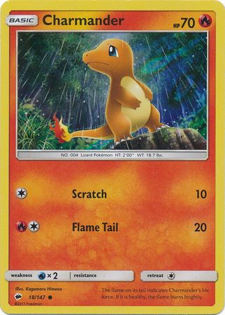 Charmander (18/147) (Premium Collection Promo) [Sun & Moon: Burning Shadows] | Deep Dive Games St. Marys