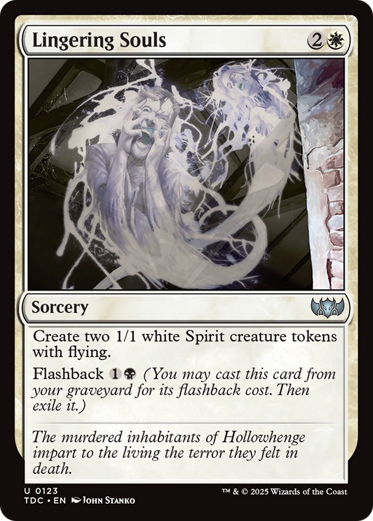 Lingering Souls [Tarkir: Dragonstorm Commander] | Deep Dive Games St. Marys