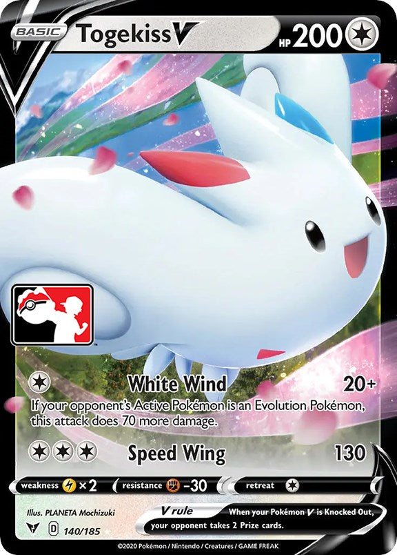 Togekiss V (140/185) [Prize Pack Series One] | Deep Dive Games St. Marys