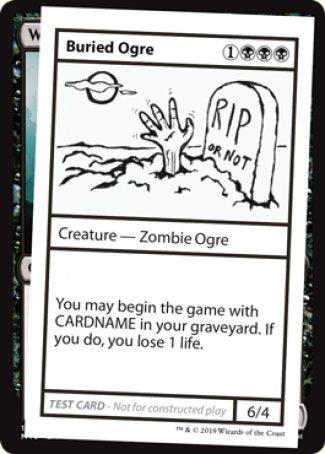 Buried Ogre (2021 Edition) [Mystery Booster Playtest Cards] | Deep Dive Games St. Marys