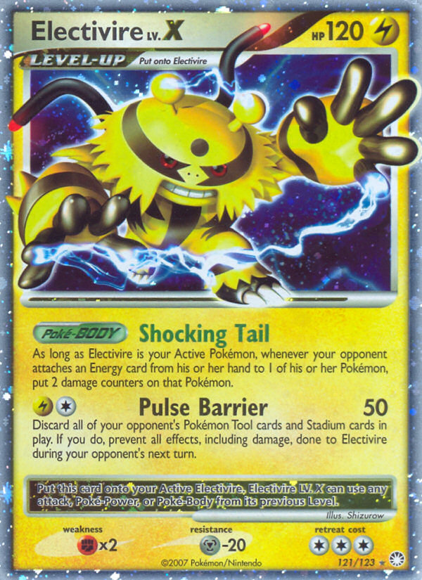 Electivire LV.X (121/123) [Diamond & Pearl: Mysterious Treasures] | Deep Dive Games St. Marys