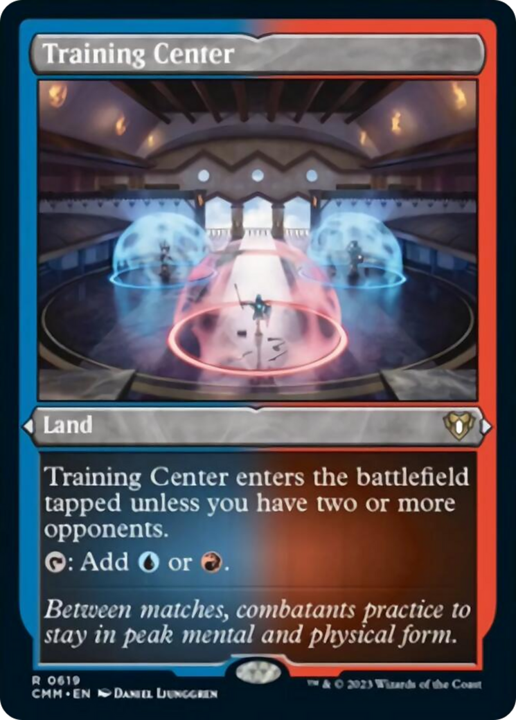 Training Center (Foil Etched) [Commander Masters] | Deep Dive Games St. Marys