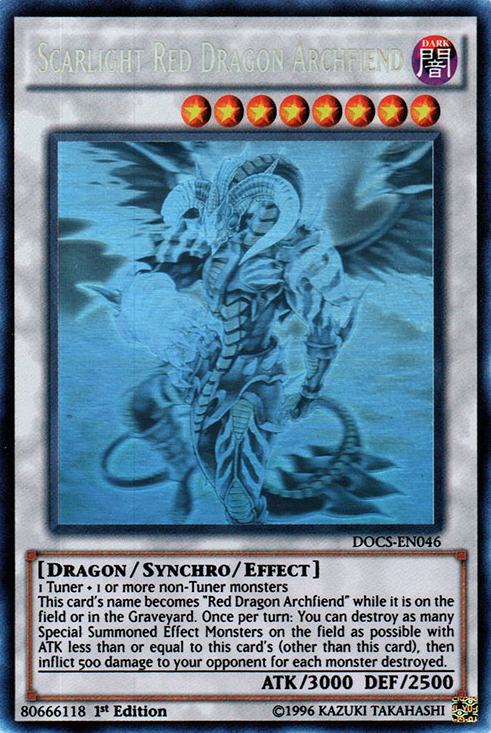 Scarlight Red Dragon Archfiend (Ghost) [DOCS-EN046] Ghost Rare | Deep Dive Games St. Marys