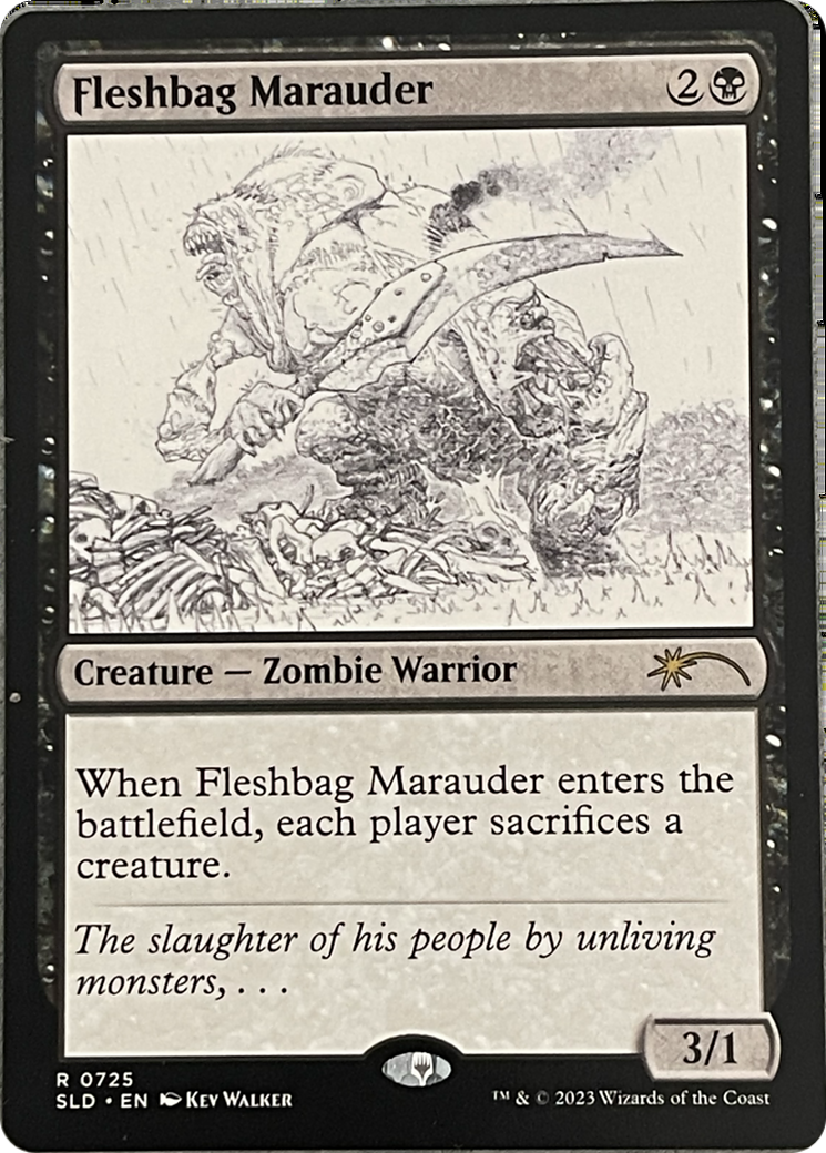 Fleshbag Marauder (Sketch Showcase) [Secret Lair Drop Series] | Deep Dive Games St. Marys