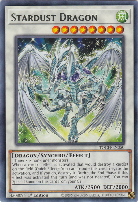 Stardust Dragon [TOCH-EN050] Rare | Deep Dive Games St. Marys