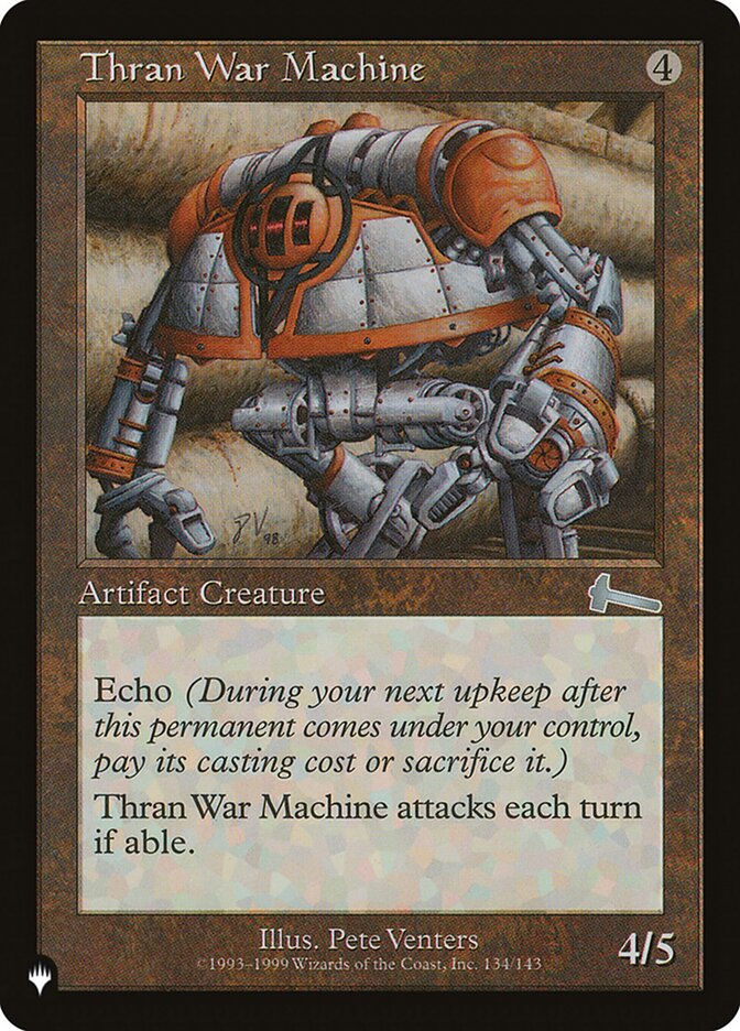 Thran War Machine [The List] | Deep Dive Games St. Marys