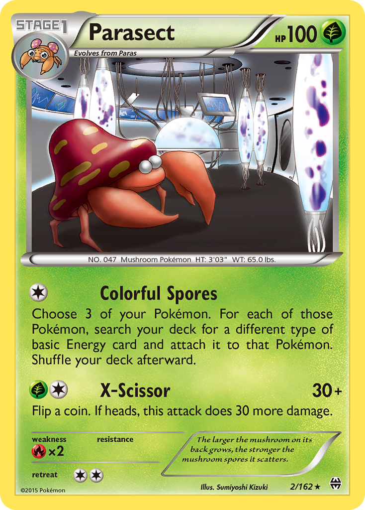 Parasect (2/162) [XY: BREAKthrough] | Deep Dive Games St. Marys