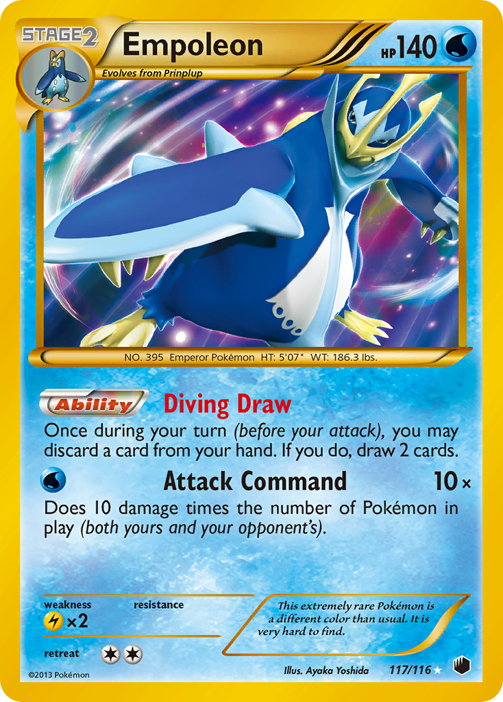 Empoleon (117/116) [Black & White: Plasma Freeze] | Deep Dive Games St. Marys