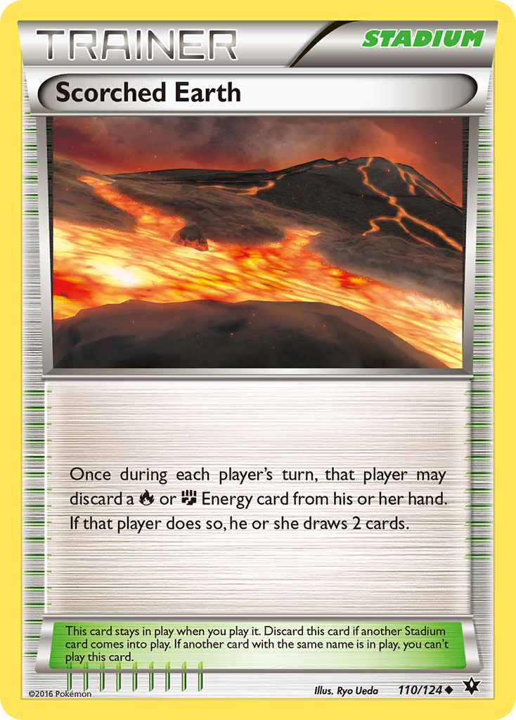 Scorched Earth (110/124) [XY: Fates Collide] | Deep Dive Games St. Marys