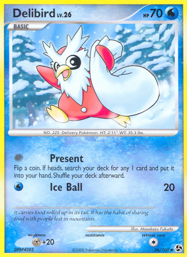 Delibird (36/106) [Diamond & Pearl: Great Encounters] | Deep Dive Games St. Marys