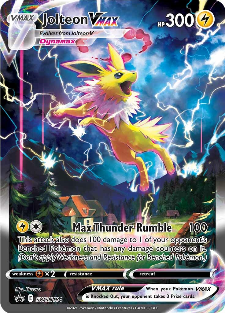 Jolteon VMAX (SWSH184) [Sword & Shield: Black Star Promos] | Deep Dive Games St. Marys