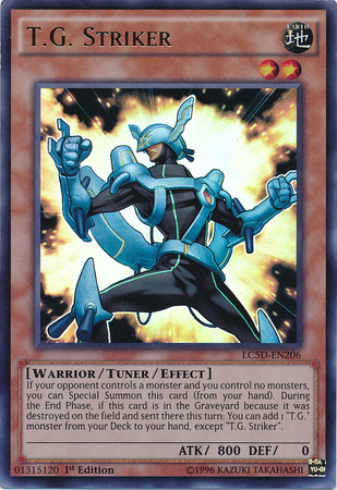 T.G. Striker [LC5D-EN206] Ultra Rare | Deep Dive Games St. Marys