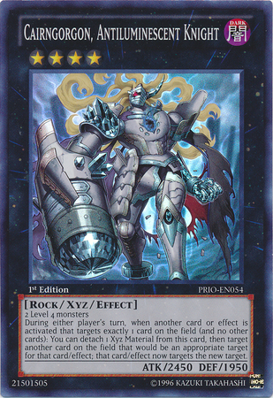 Cairngorgon, Antiluminescent Knight [PRIO-EN054] Super Rare | Deep Dive Games St. Marys