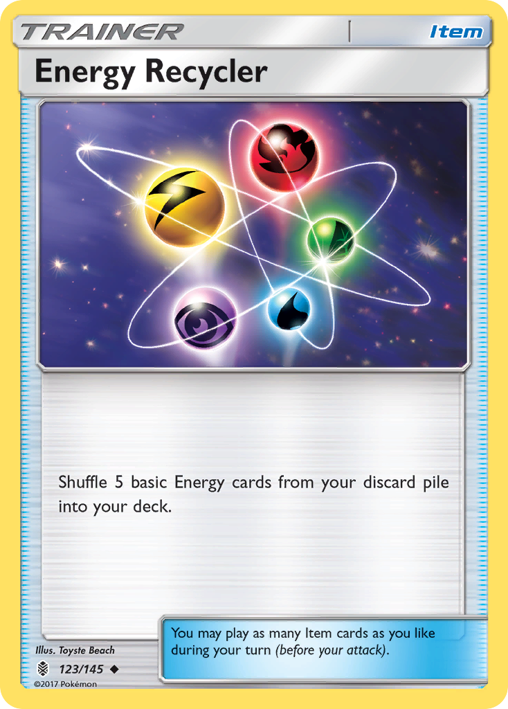 Energy Recycler (123/145) [Sun & Moon: Guardians Rising] | Deep Dive Games St. Marys