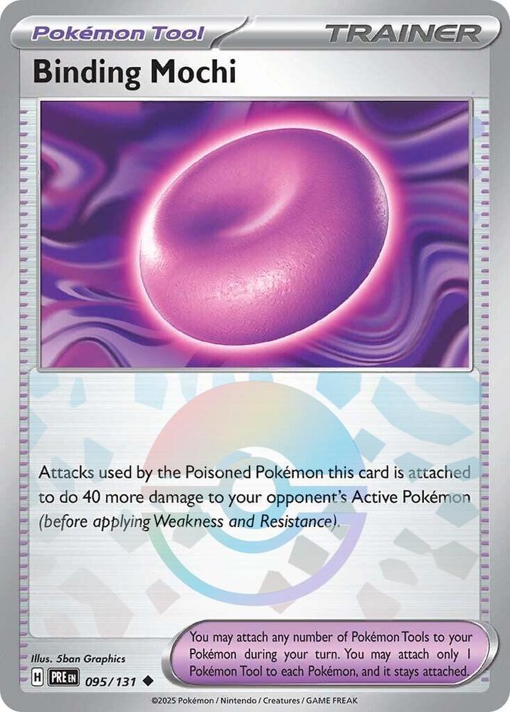 Binding Mochi (095/131) (Poke Ball Pattern) [Scarlet & Violet: Prismatic Evolutions] | Deep Dive Games St. Marys