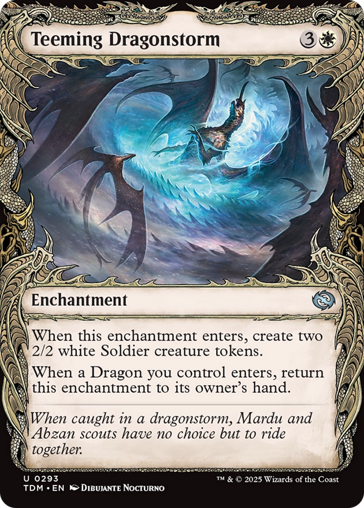 Teeming Dragonstorm (Showcase) [Tarkir: Dragonstorm] | Deep Dive Games St. Marys