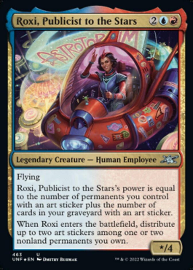 Roxi, Publicist to the Stars (Galaxy Foil) [Unfinity] | Deep Dive Games St. Marys