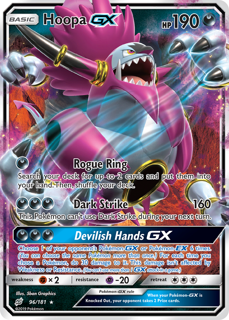 Hoopa GX (96/181) [Sun & Moon: Team Up] | Deep Dive Games St. Marys