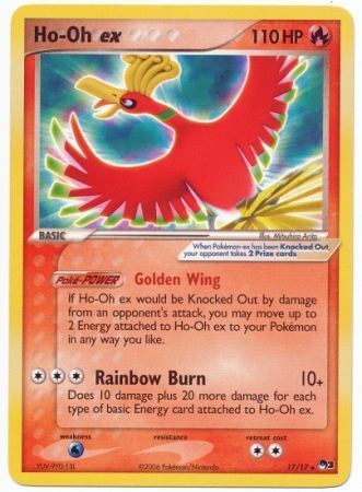 Ho-Oh ex (17/17) (Non-Holo) [POP Series 3] | Deep Dive Games St. Marys