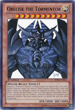 Obelisk the Tormentor [BP01-EN021] Rare | Deep Dive Games St. Marys