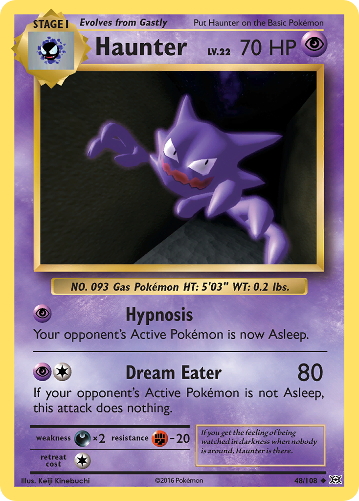 Haunter (48/108) [XY: Evolutions] | Deep Dive Games St. Marys