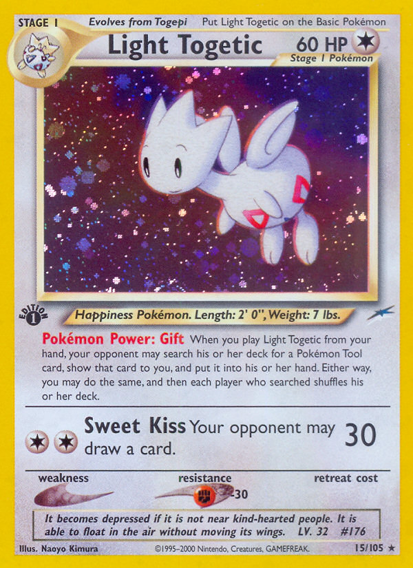 Light Togetic (15/105) [Neo Destiny 1st Edition] | Deep Dive Games St. Marys