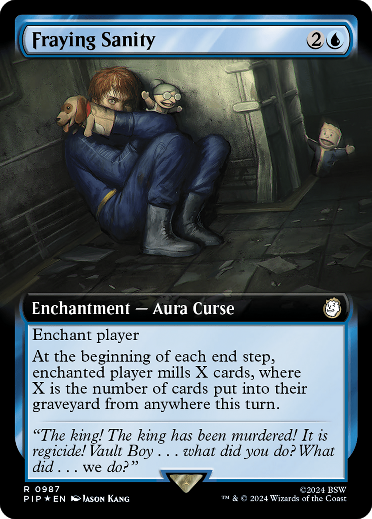 Fraying Sanity (Extended Art) (Surge Foil) [Fallout] | Deep Dive Games St. Marys