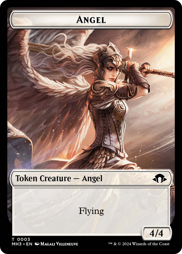 Eldrazi Spawn // Angel Double-Sided Token [Modern Horizons 3 Tokens] | Deep Dive Games St. Marys