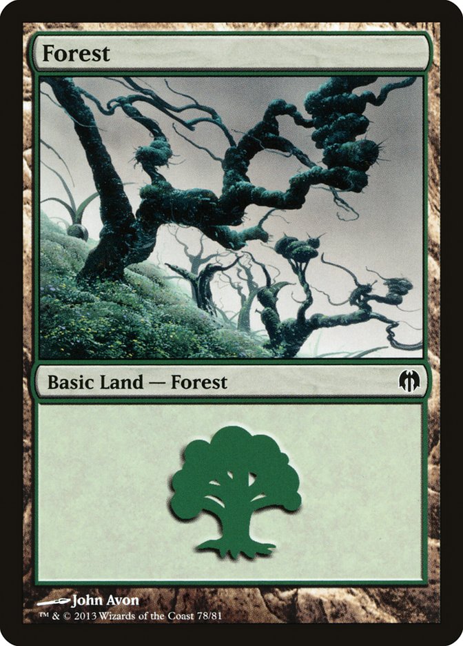 Forest (78) [Duel Decks: Heroes vs. Monsters] | Deep Dive Games St. Marys