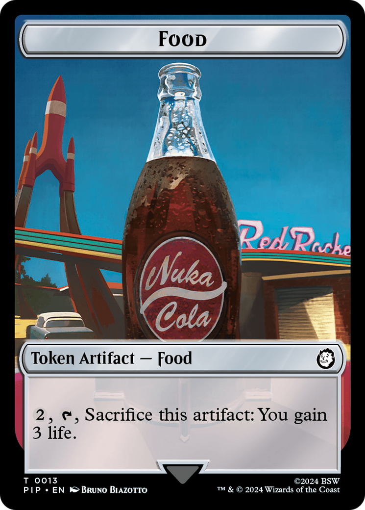 Food (0013) // Wasteland Survival Guide Double-Sided Token [Fallout Tokens] | Deep Dive Games St. Marys