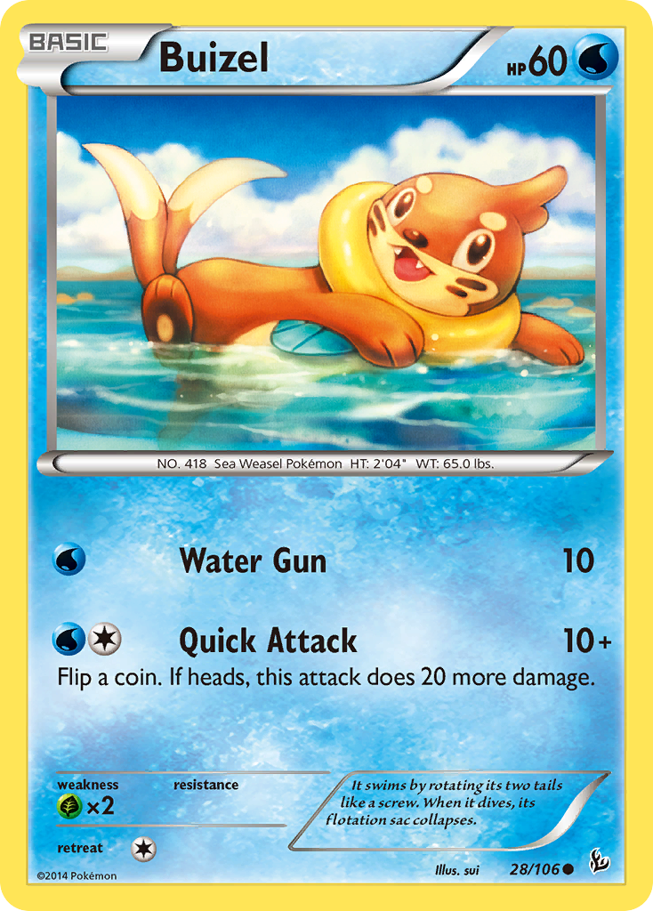 Buizel (28/106) [XY: Flashfire] | Deep Dive Games St. Marys