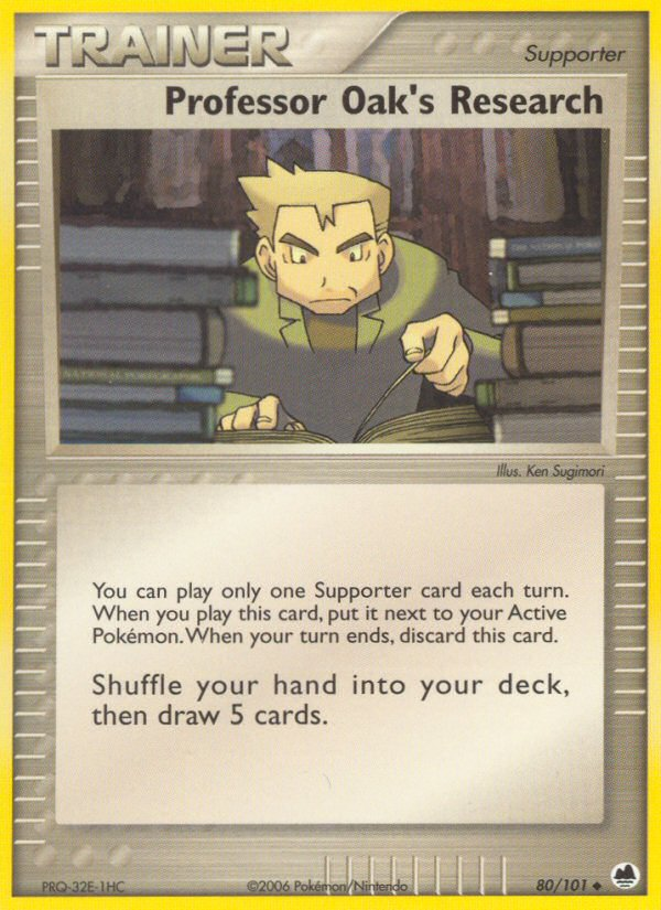 Professor Oak's Research (80/101) [EX: Dragon Frontiers] | Deep Dive Games St. Marys
