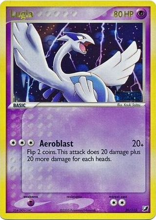 Lugia (29/115) (Stamped) [EX: Unseen Forces] | Deep Dive Games St. Marys