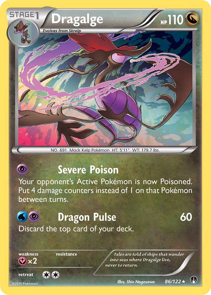 Dragalge (86/122) [XY: BREAKpoint] | Deep Dive Games St. Marys