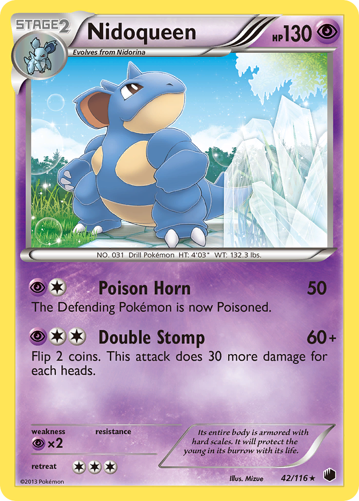 Nidoqueen (42/116) [Black & White: Plasma Freeze] | Deep Dive Games St. Marys