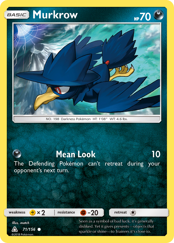 Murkrow (71/156) [Sun & Moon: Ultra Prism] | Deep Dive Games St. Marys