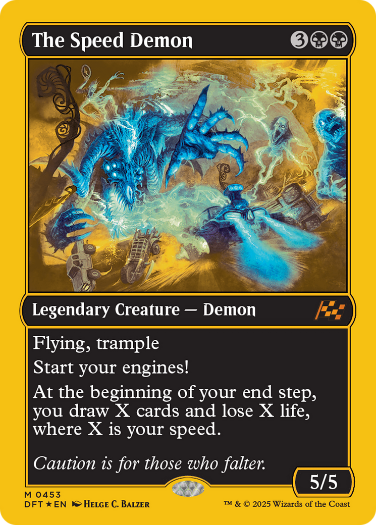The Speed Demon (First-Place Foil) [Aetherdrift] | Deep Dive Games St. Marys