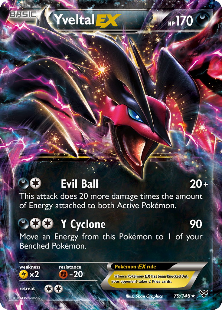 Yveltal EX (79/146) [XY: Base Set] | Deep Dive Games St. Marys