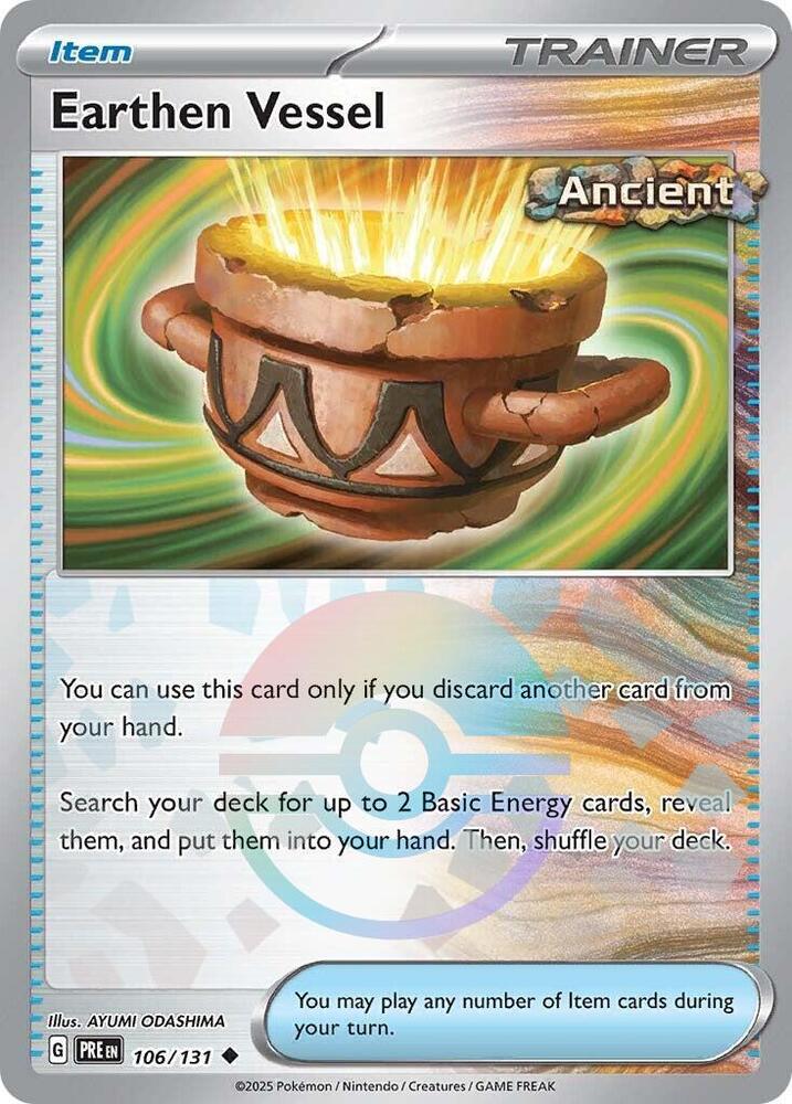 Earthen Vessel (106/131) (Poke Ball Pattern) [Scarlet & Violet: Prismatic Evolutions] | Deep Dive Games St. Marys