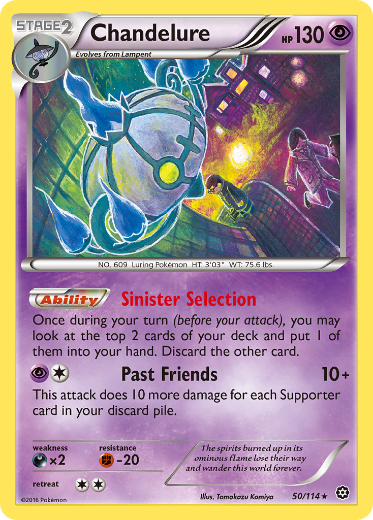 Chandelure (50/114) [XY: Steam Siege] | Deep Dive Games St. Marys