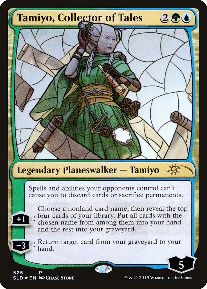 Tamiyo, Collector of Tales (Stained Glass) [Secret Lair Drop Promos] | Deep Dive Games St. Marys