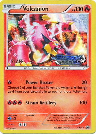 Volcanion (XY145) (Staff) [XY: Black Star Promos] | Deep Dive Games St. Marys