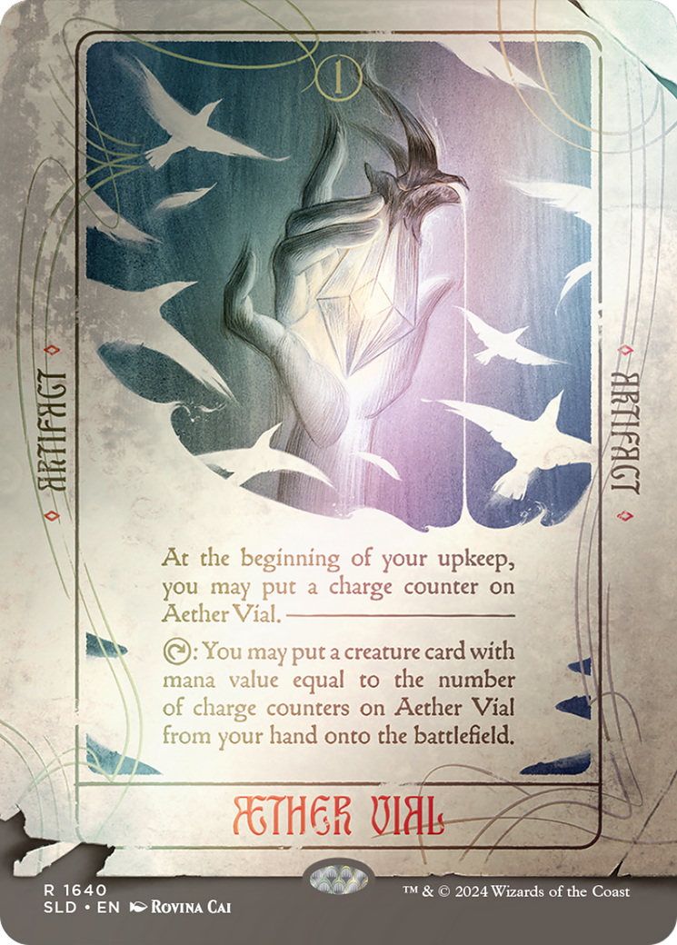 Aether Vial (Rainbow Foil) [Secret Lair Drop Series] | Deep Dive Games St. Marys