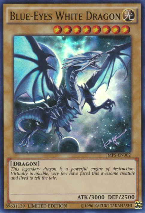 Blue-Eyes White Dragon [JMPS-EN002] Ultra Rare | Deep Dive Games St. Marys