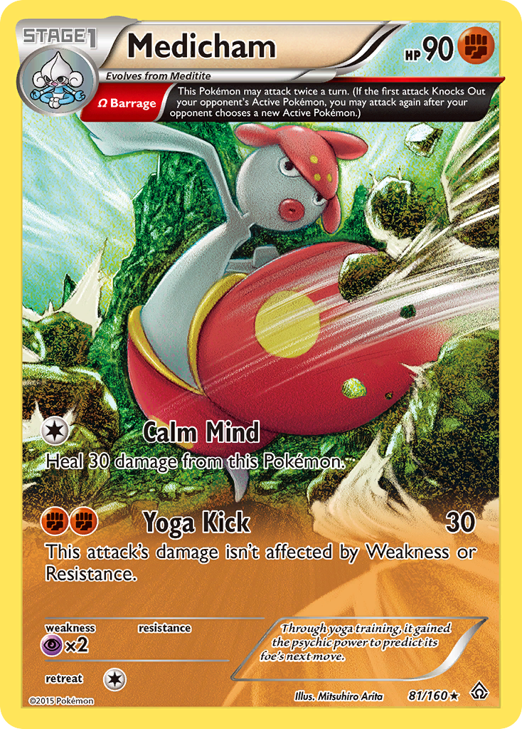 Medicham (81/160) [XY: Primal Clash] | Deep Dive Games St. Marys