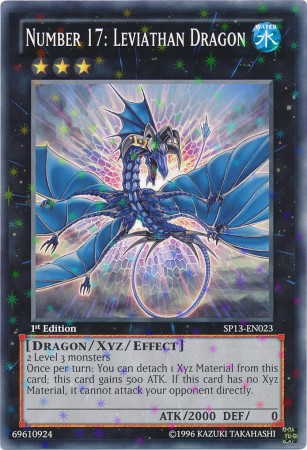 Number 17: Leviathan Dragon [SP13-EN023] Starfoil Rare | Deep Dive Games St. Marys