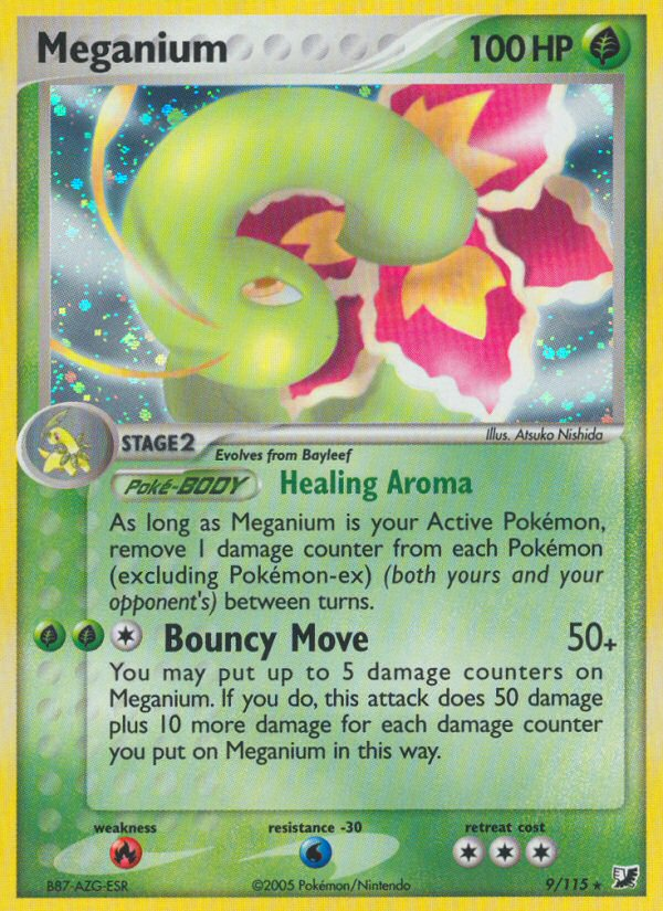 Meganium (9/115) [EX: Unseen Forces] | Deep Dive Games St. Marys