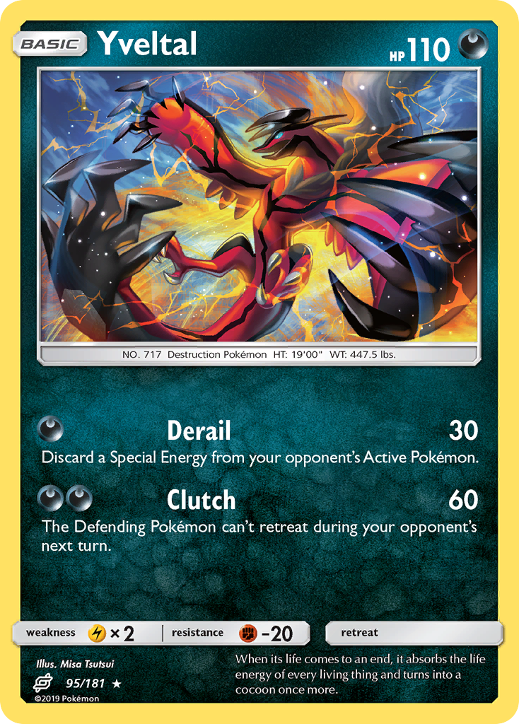 Yveltal (95/181) [Sun & Moon: Team Up] | Deep Dive Games St. Marys