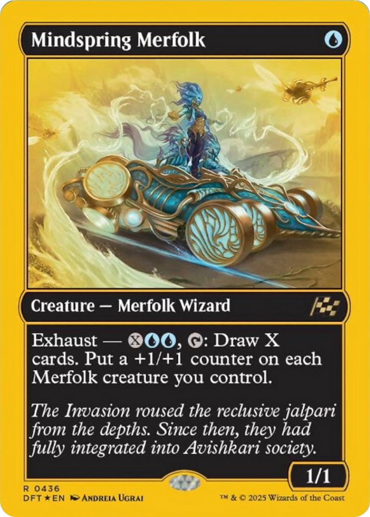 Mindspring Merfolk (First-Place Foil) [Aetherdrift] | Deep Dive Games St. Marys