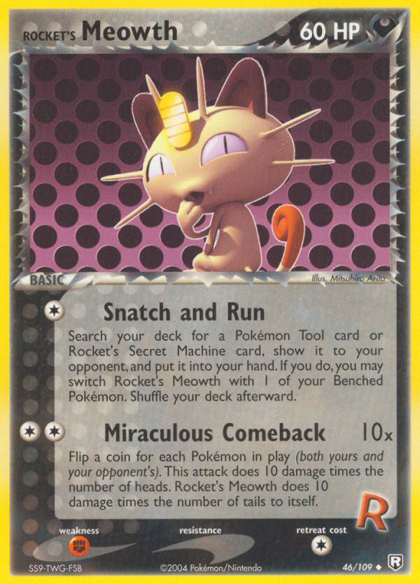 Rocket's Meowth (46/109) [EX: Team Rocket Returns] | Deep Dive Games St. Marys